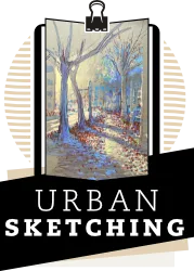 lerne urban sketching mainz Wiesbaden Darmstadt ingelheim